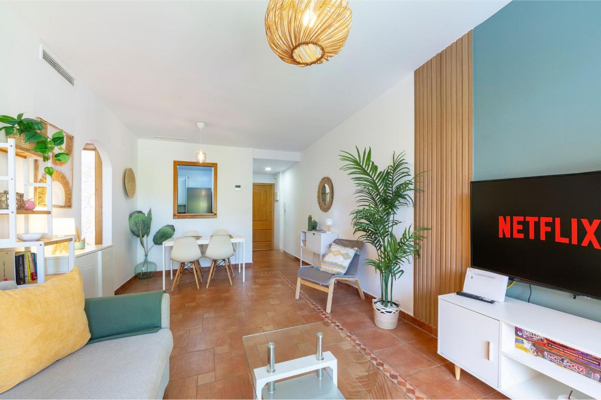 Jardin Privado # Netflix # Playa A 8Min # Wifi # Familia # Apartamento เบรา ภายนอก รูปภาพ