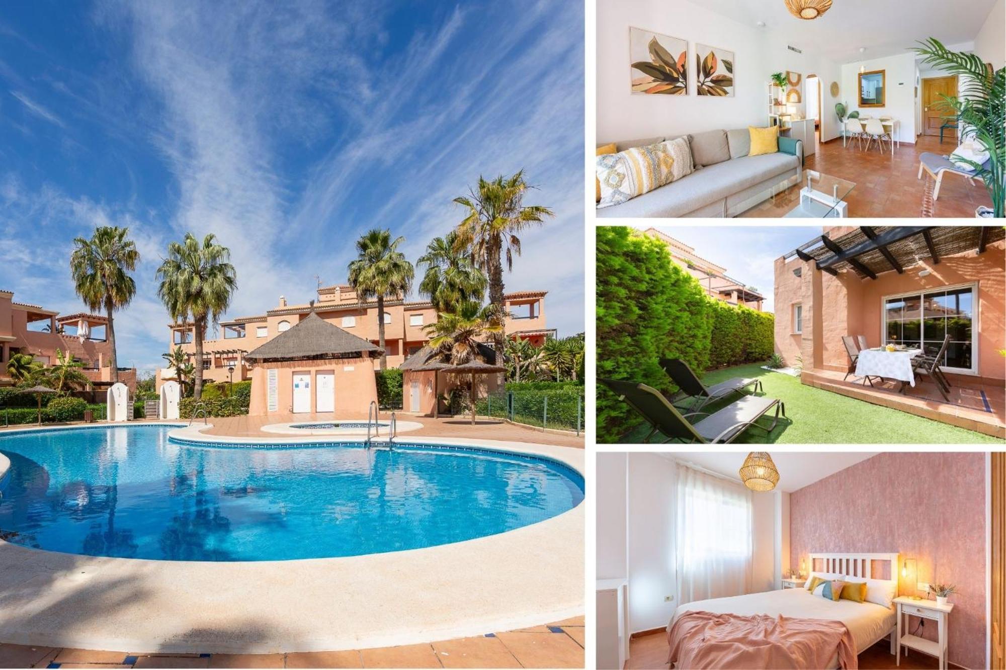 Jardin Privado # Netflix # Playa A 8Min # Wifi # Familia # Apartamento เบรา ภายนอก รูปภาพ