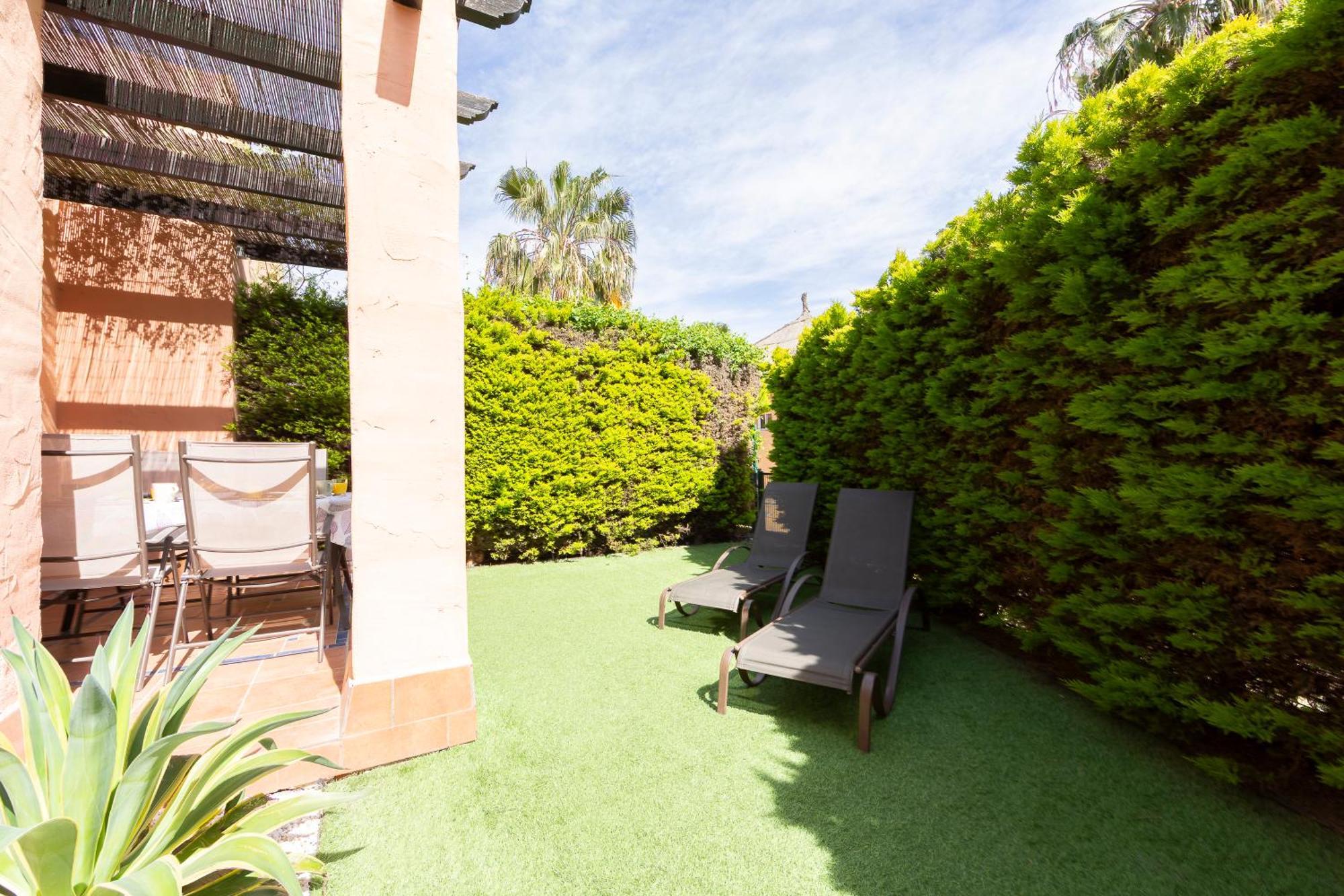 Jardin Privado # Netflix # Playa A 8Min # Wifi # Familia # Apartamento เบรา ภายนอก รูปภาพ